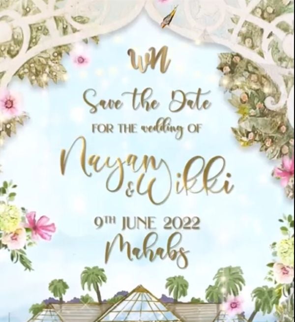 nayanthara vignesh shivan wedding invitatio
